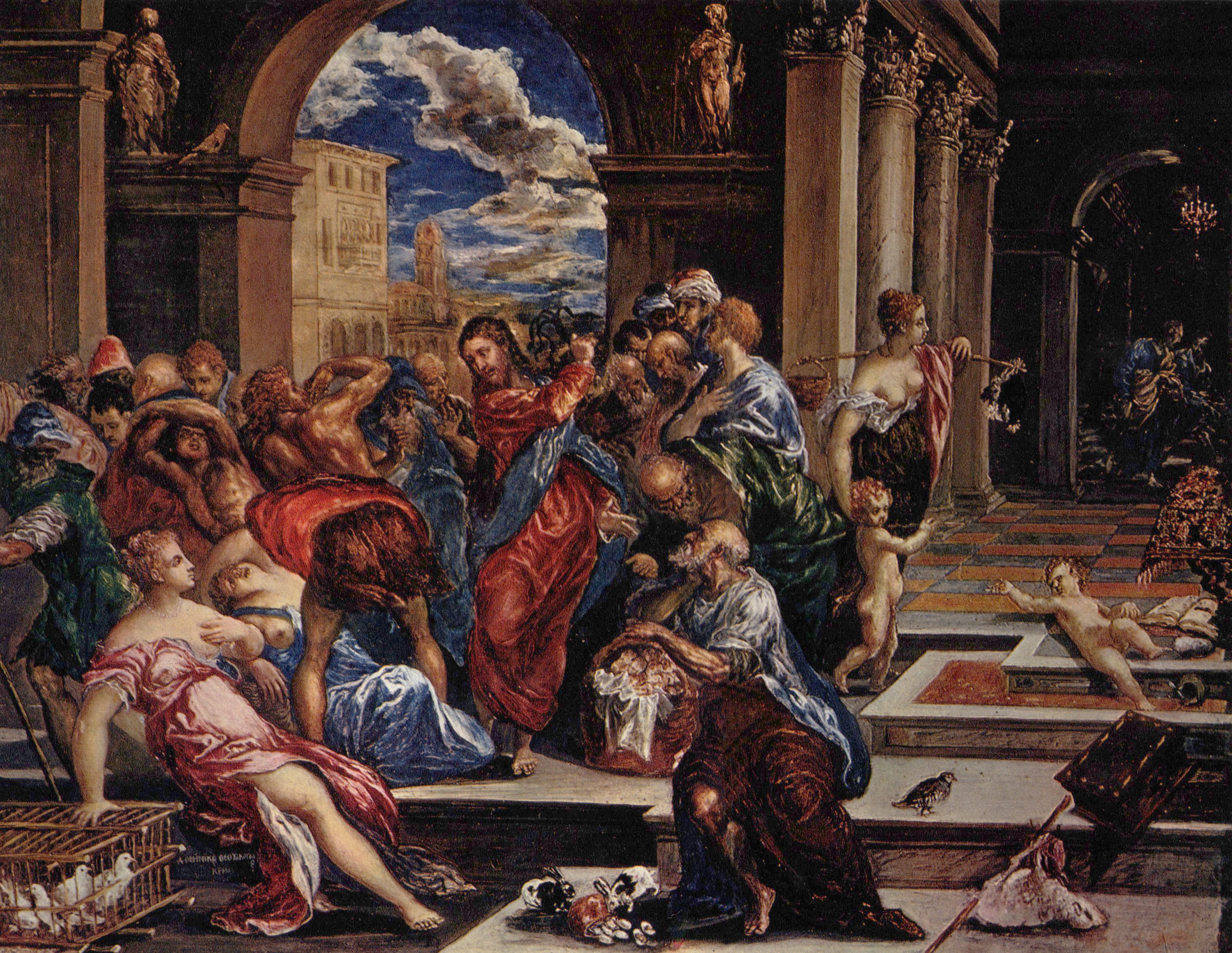 El Greco: Vertreibung der Hndler aus dem Tempel