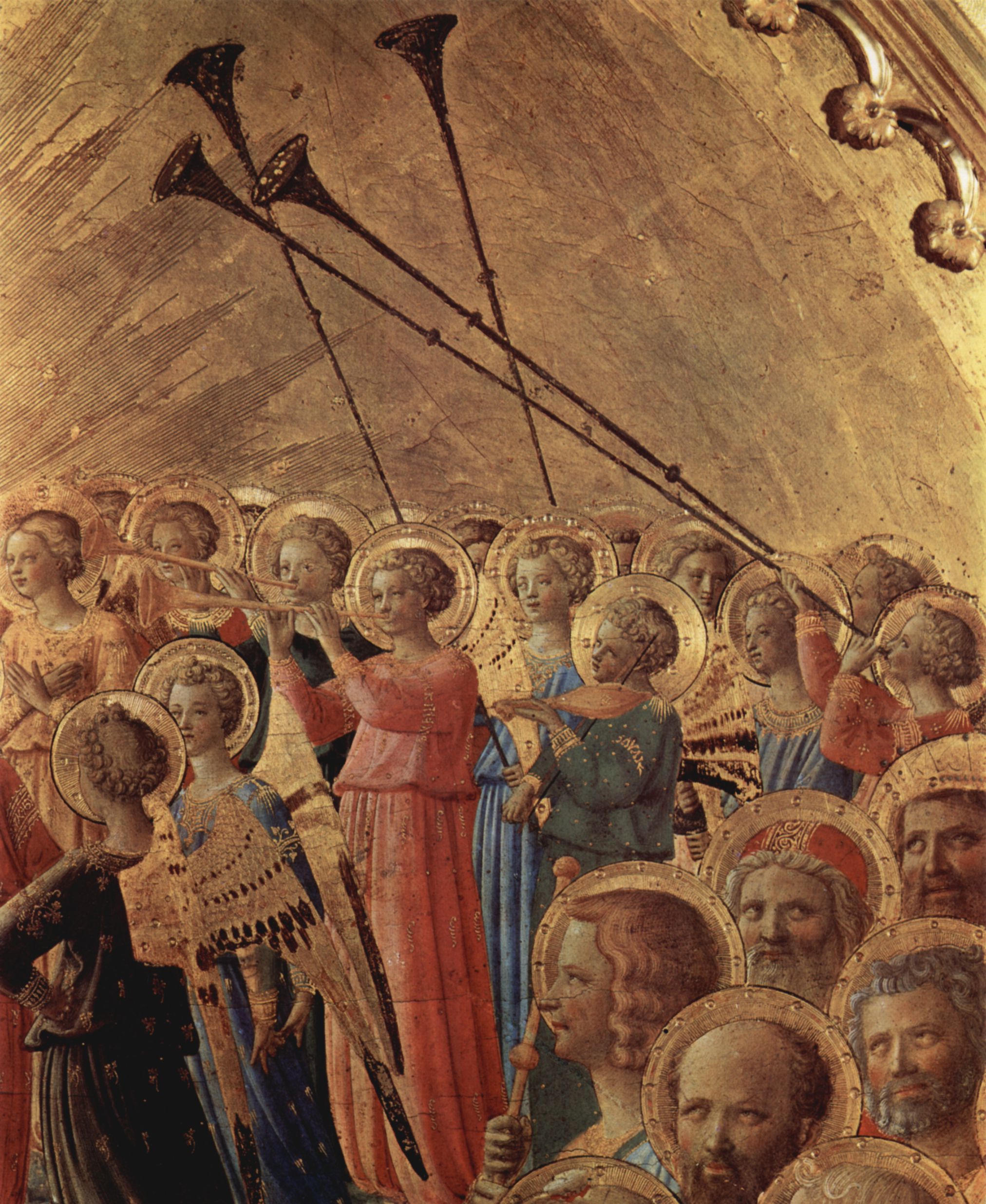 Fra Angelico: Marienkrnung, Detail