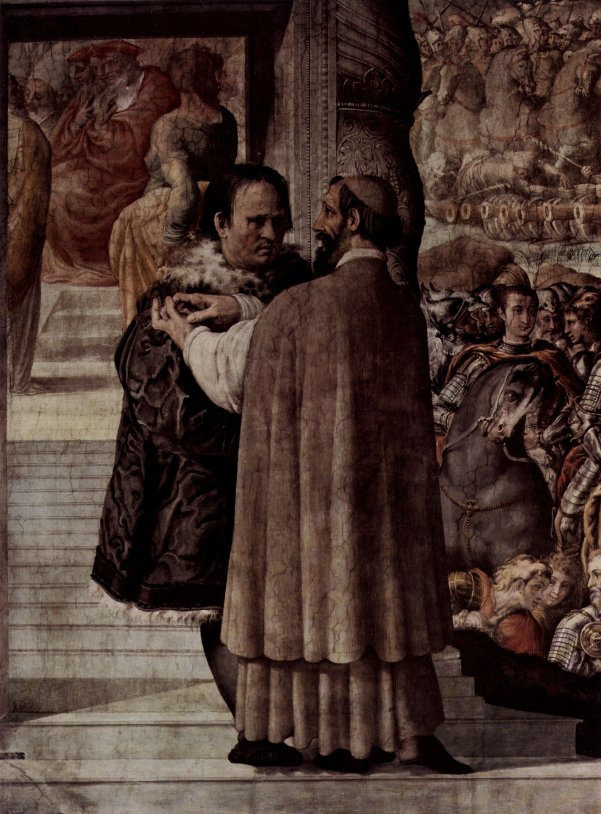 Francesco Salviati: Luther und der Kardinal Gaetani