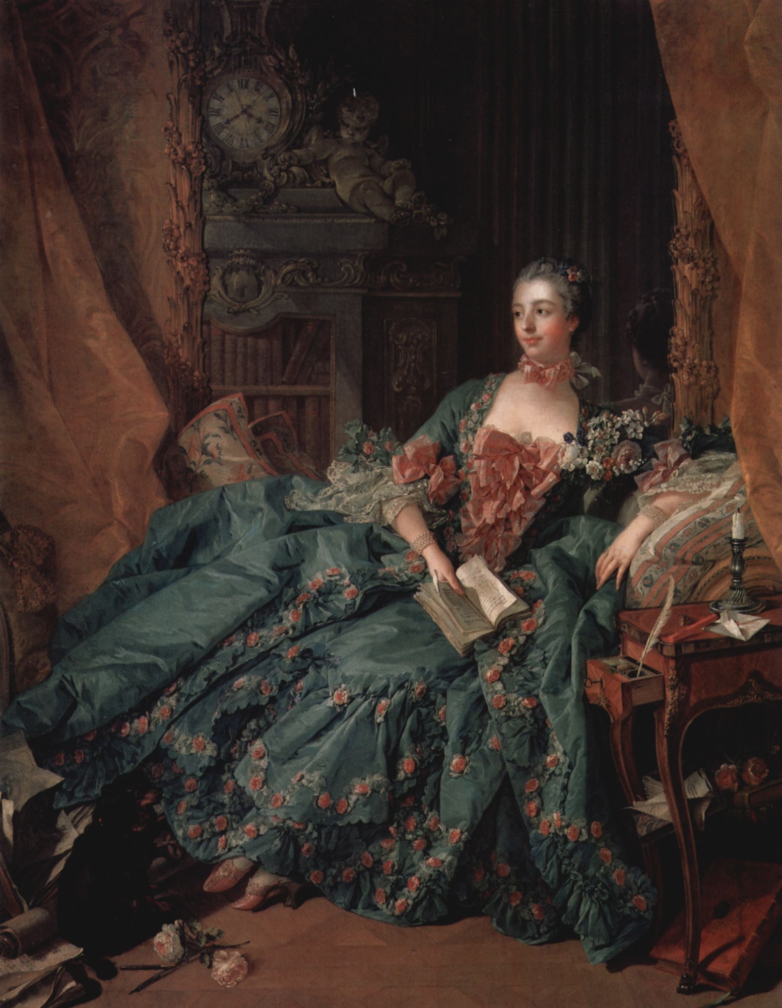 Franois Boucher: Portrt der Madame de Pompadour