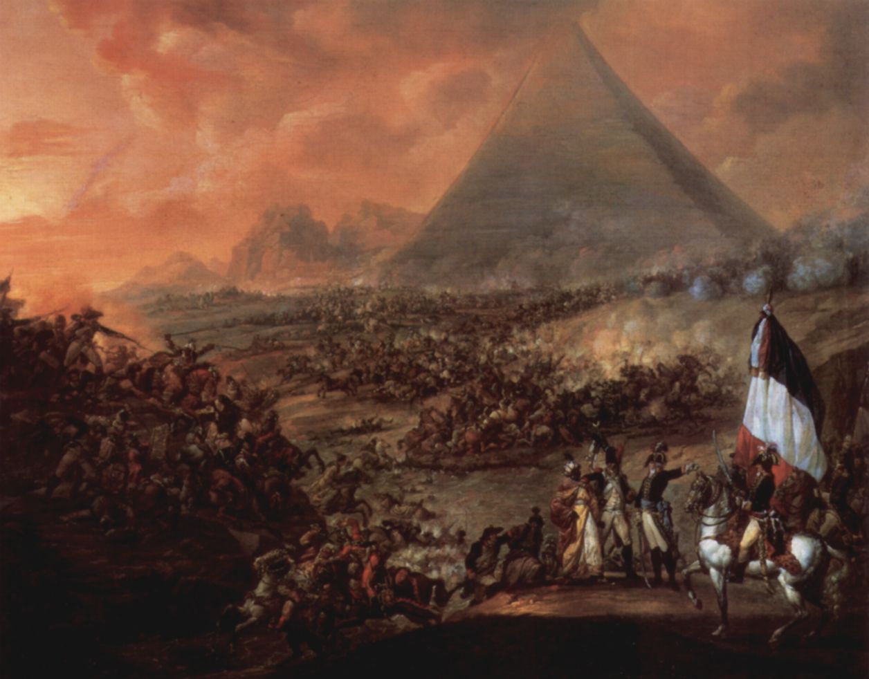 Francois-Louis-Joseph Watteau: Die Schlacht bei den Pyramiden