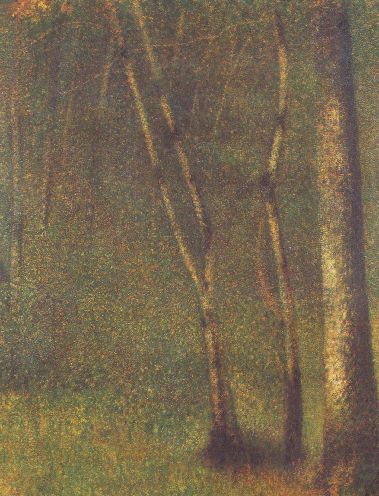 Georges Seurat: Wald in Pontaubert