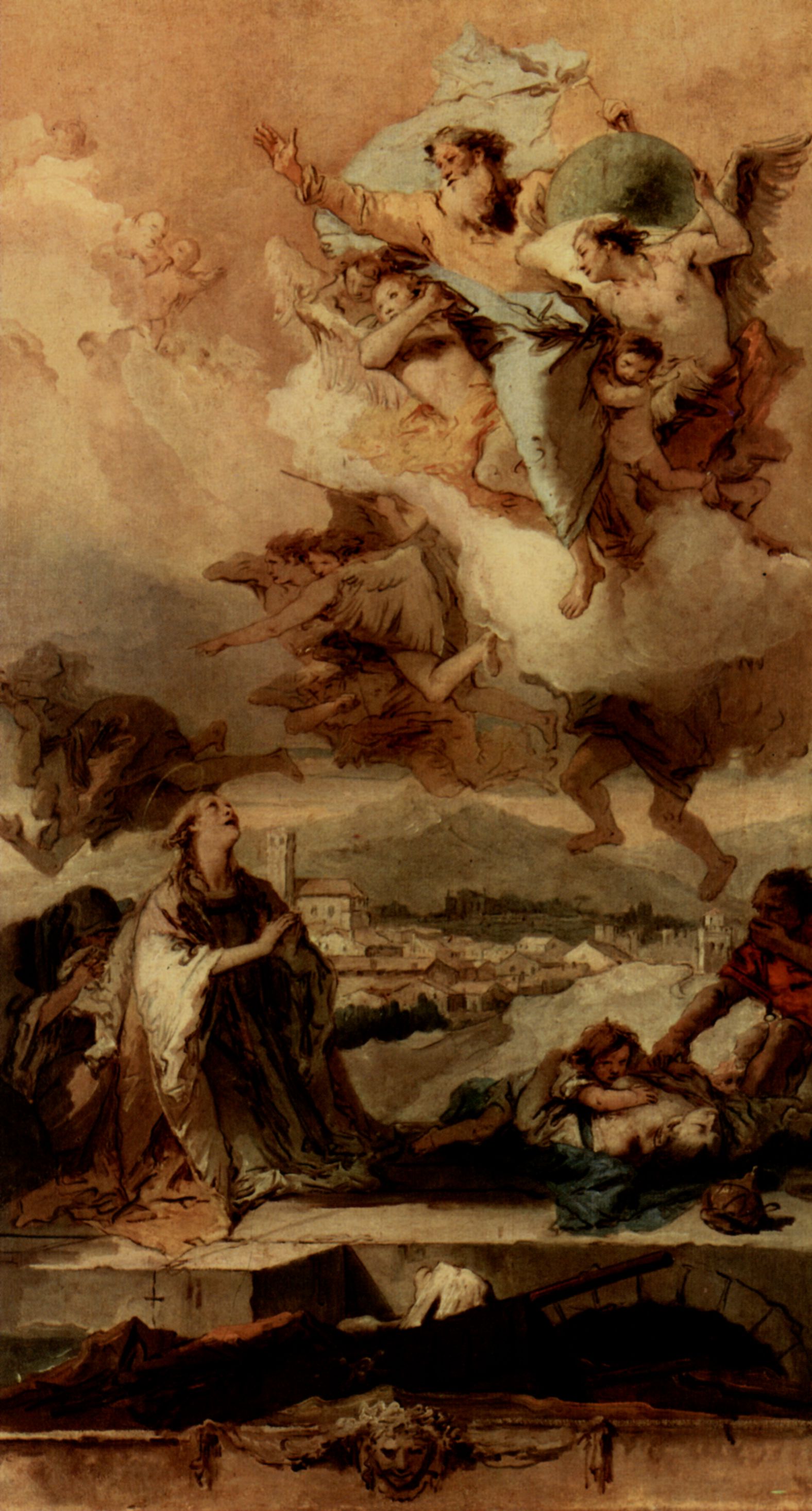 Giovanni Battista Tiepolo: Hl. Thekla befreit Este von der Pest