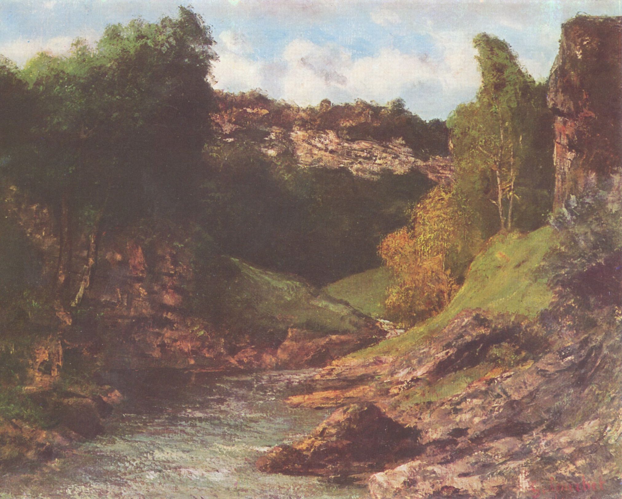 Gustave Courbet: Felsenlandschaft