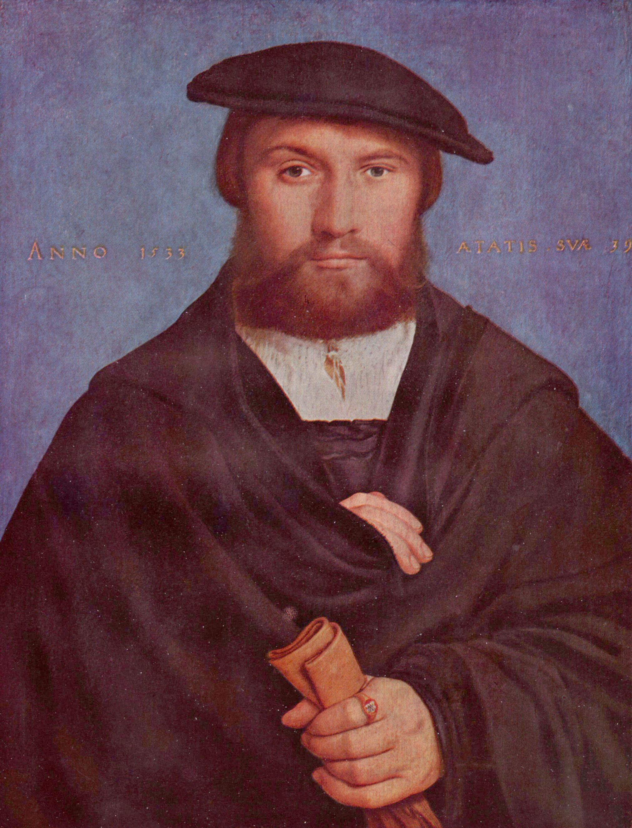 Hans Holbein d. J.: Portrt des Kaufmanns Wedigh aus Kln