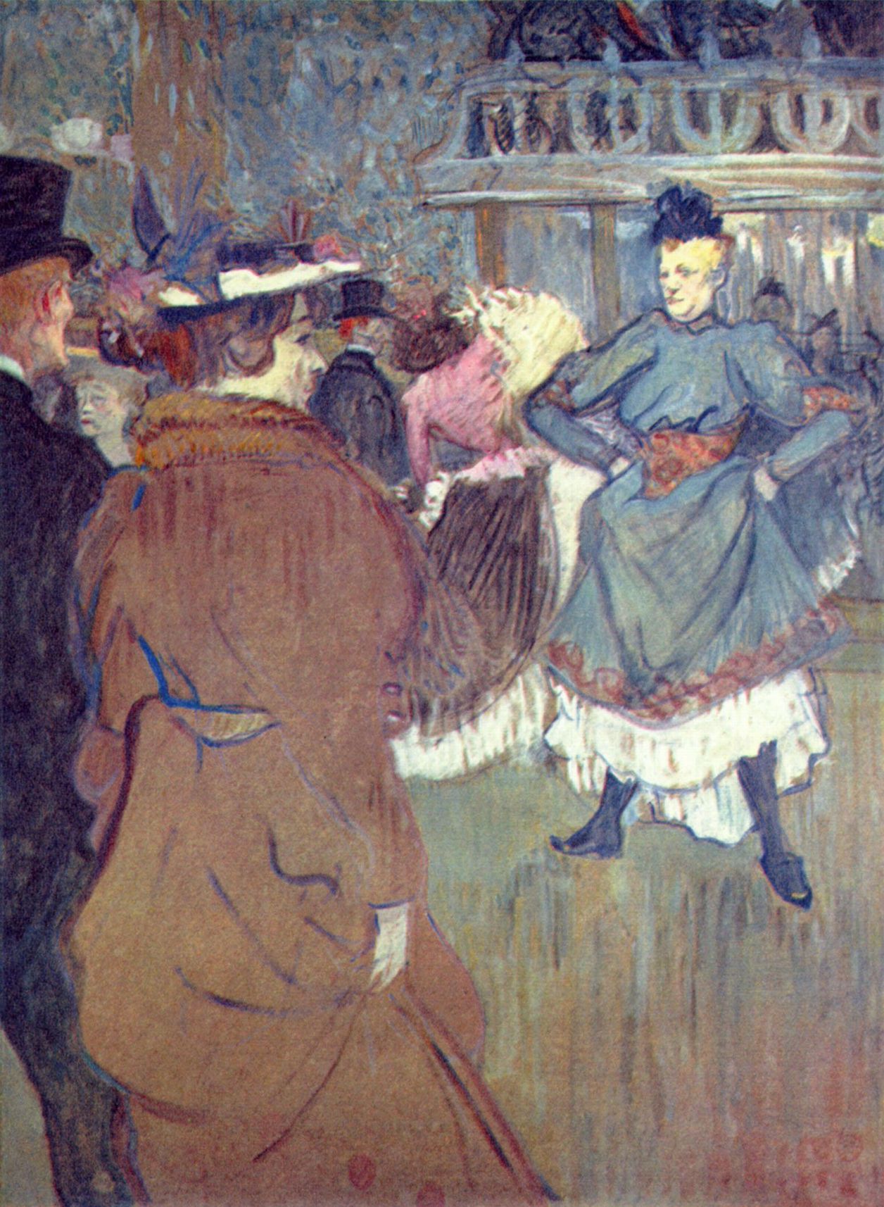 Henri de Toulouse-Lautrec: Im Moulin Rouge, Beginn der Quadrille