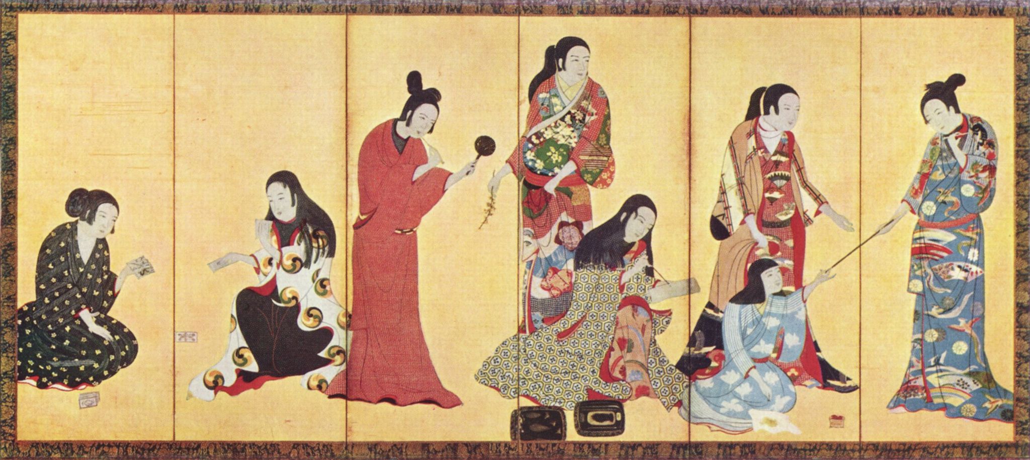 Iwasa Matabei: Matsuura Byobu (Stellschirm)