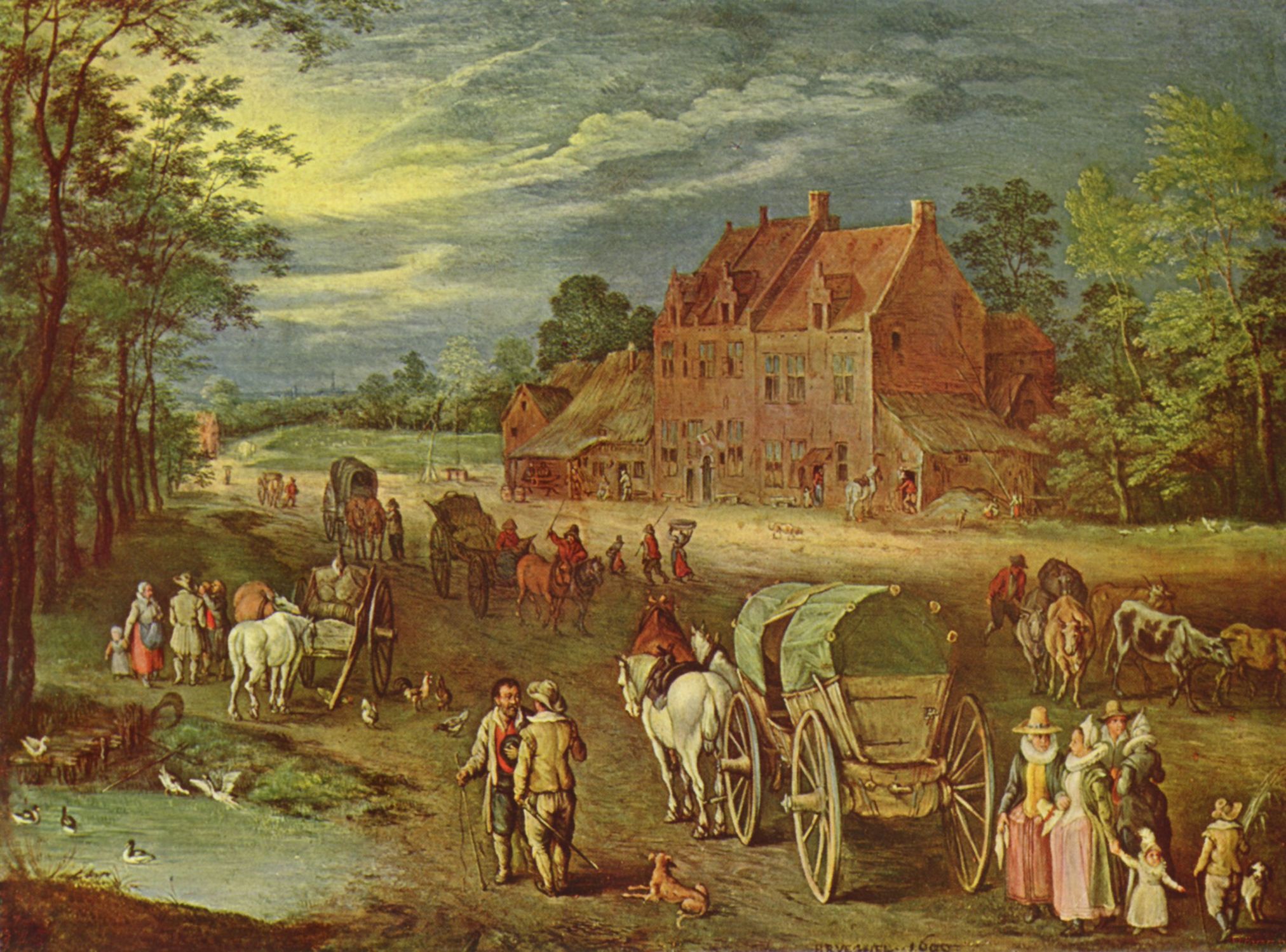 Jan Bruegel d. .: Dorfstrae