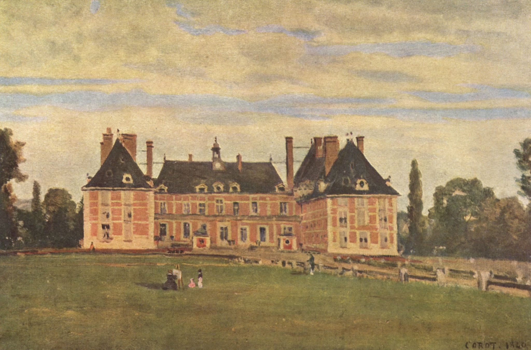 Jean-Baptiste-Camille Corot: Chteau de Rosny