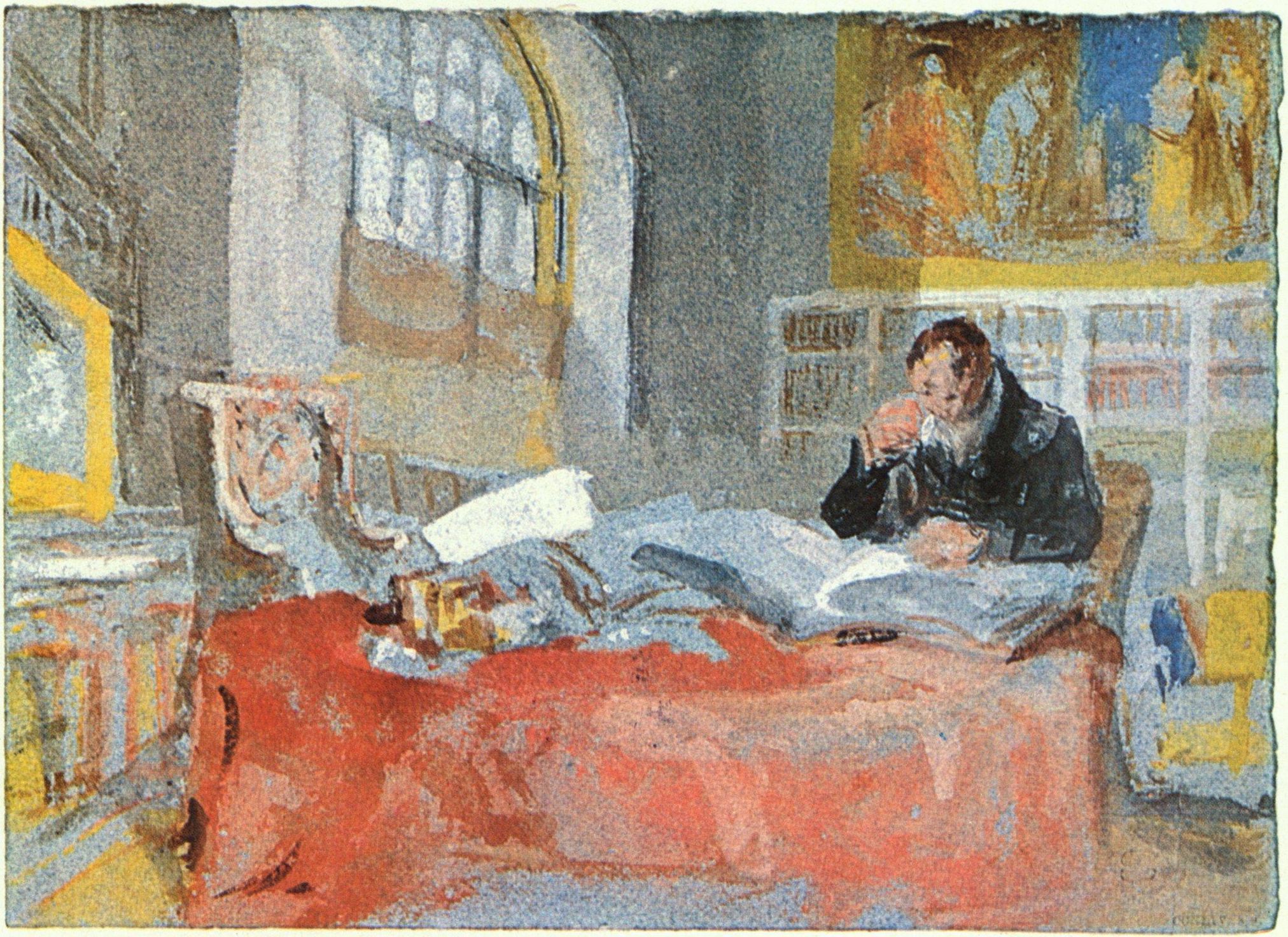 Joseph Mallord William Turner: Turner in seinem Atelier
