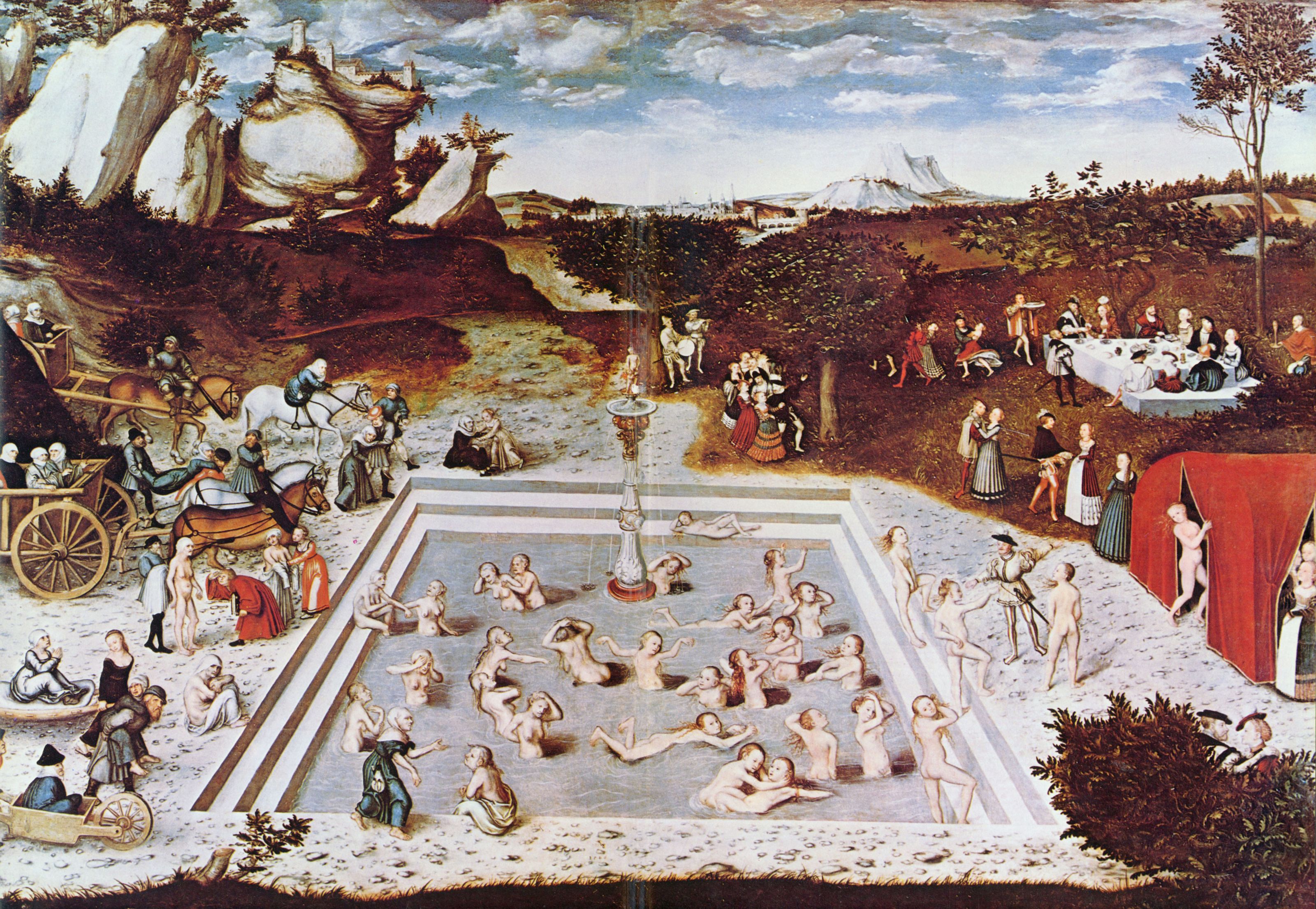 Lucas Cranach d. .: Der Jungbrunnen