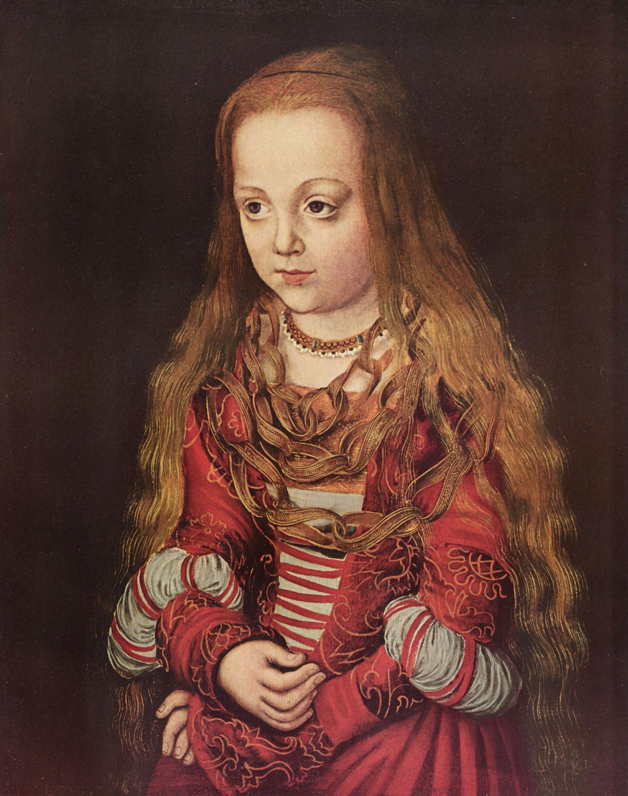 Lucas Cranach d. .: Portrt einer schsischen Prinzessin