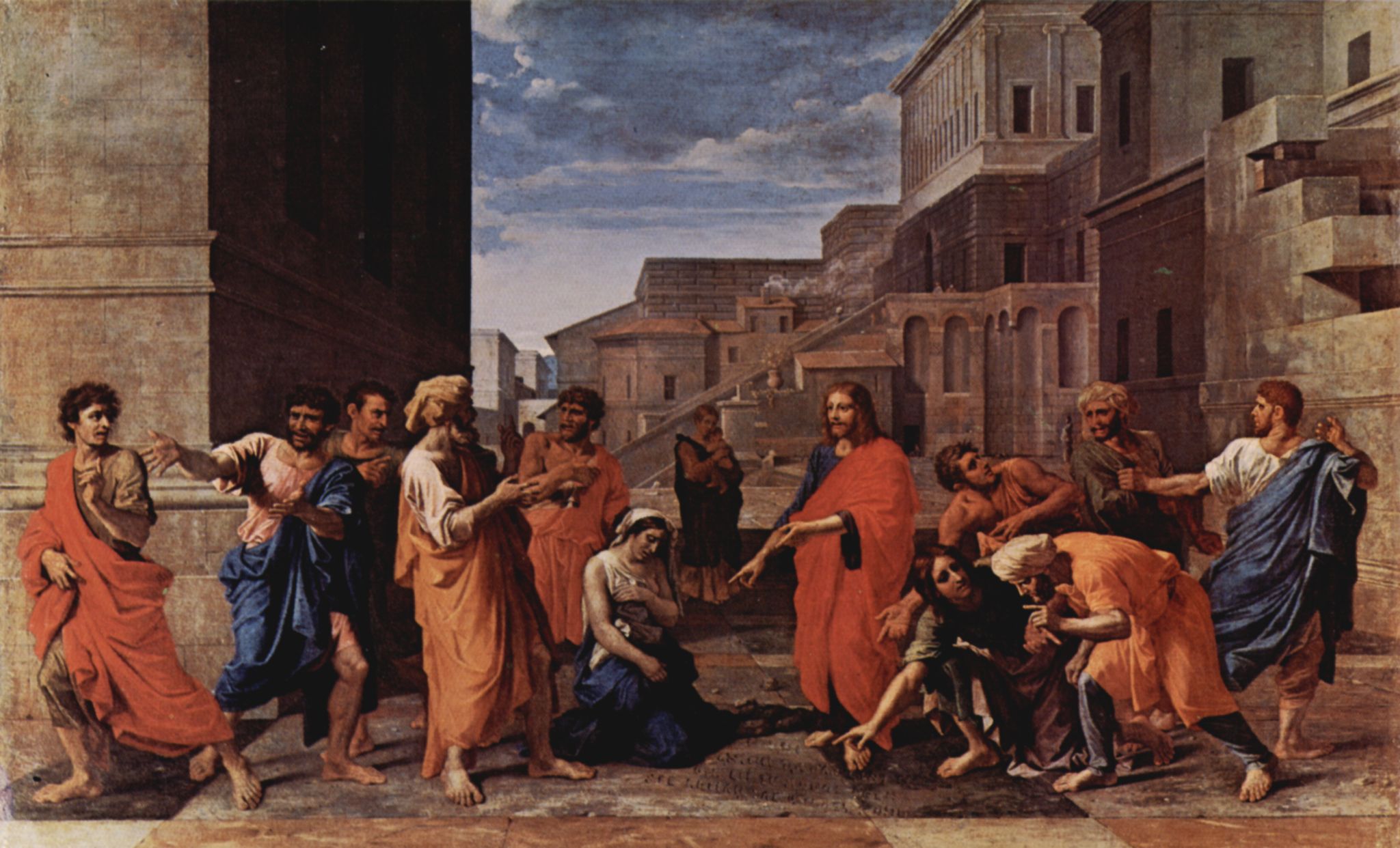 Nicolas Poussin: Christus und die Ehebrecherin