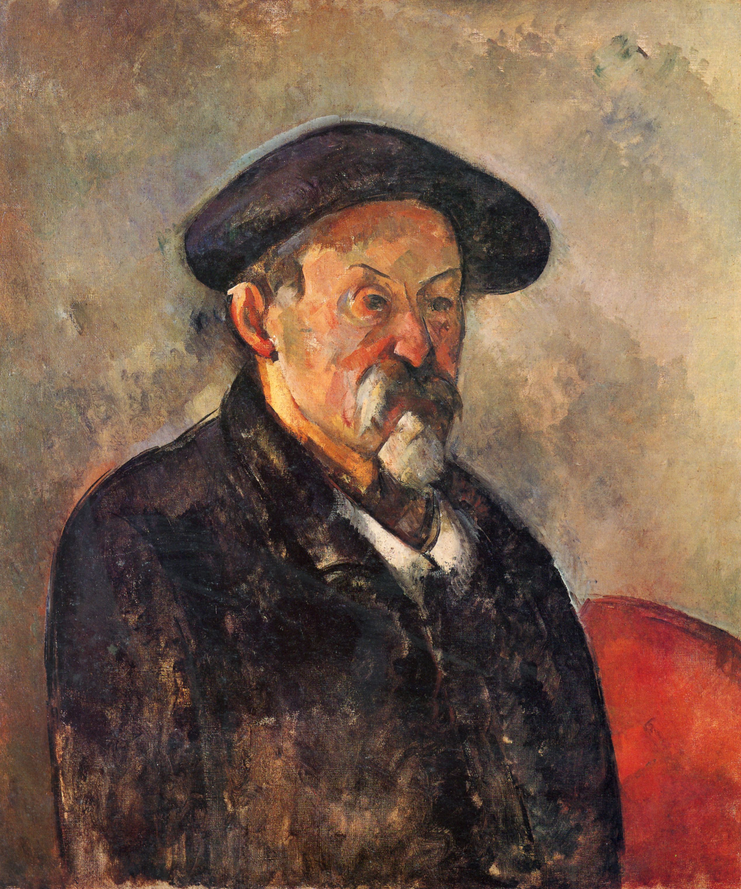 Paul Czanne: Selbstportrt mit Barett