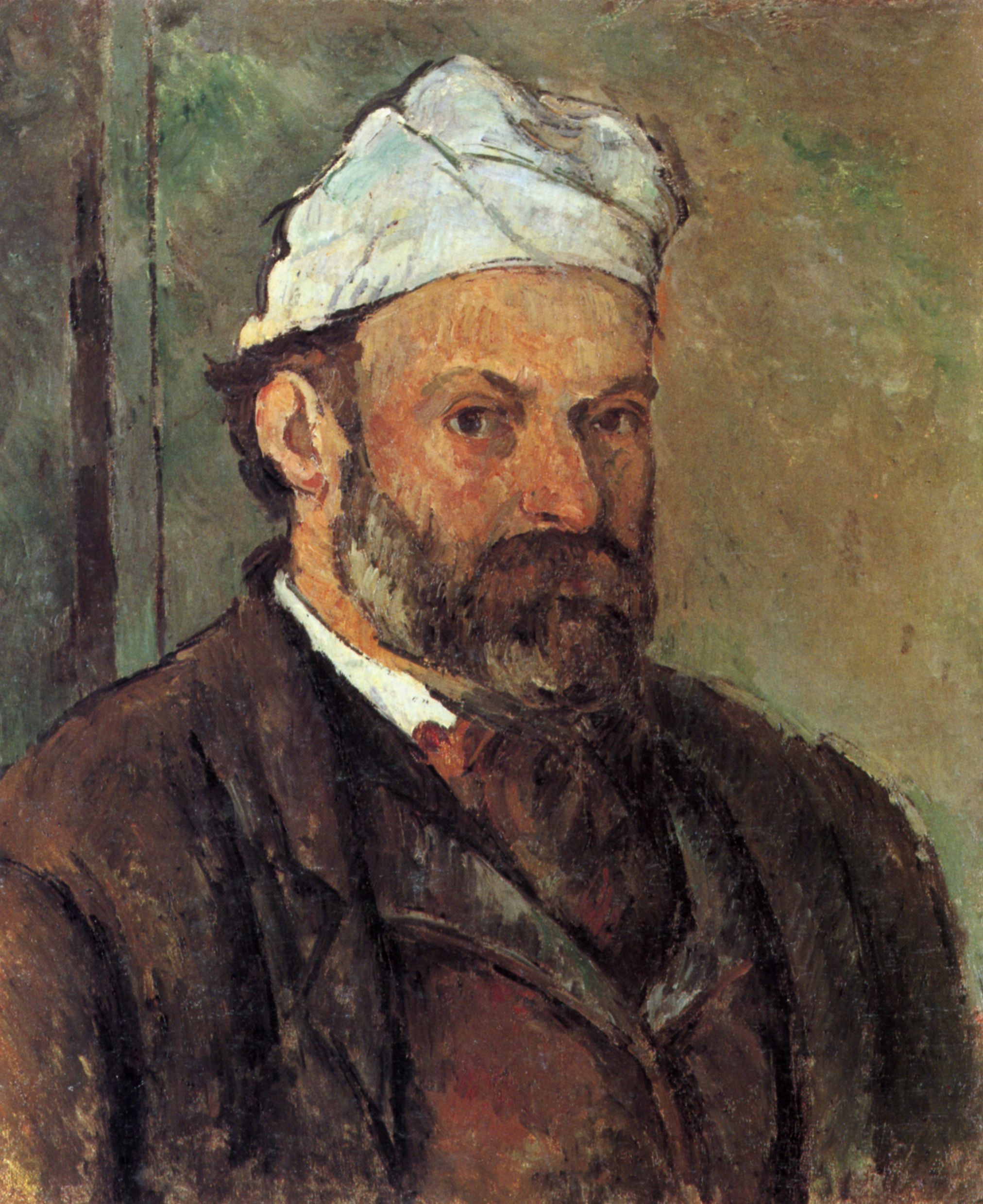 Großbild: Paul Cézanne: Selbstporträt mit weißem Turban