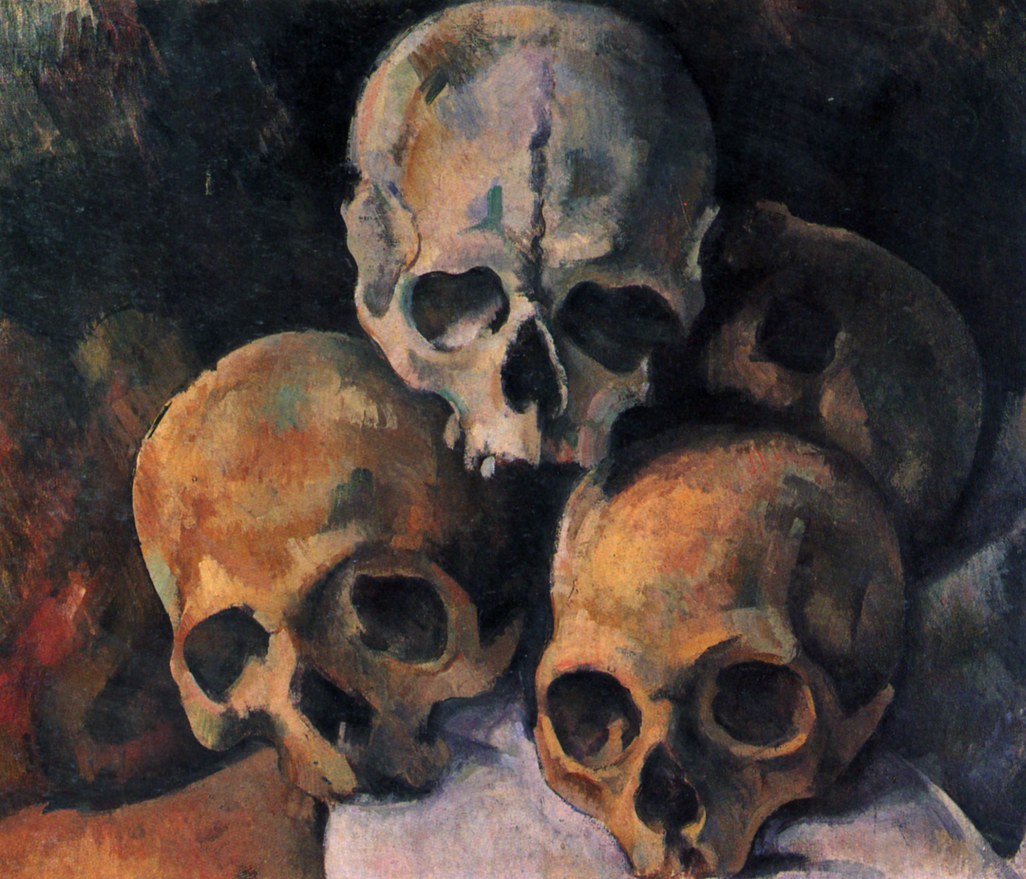 Paul Czanne: Stilleben, Schdelpyramide