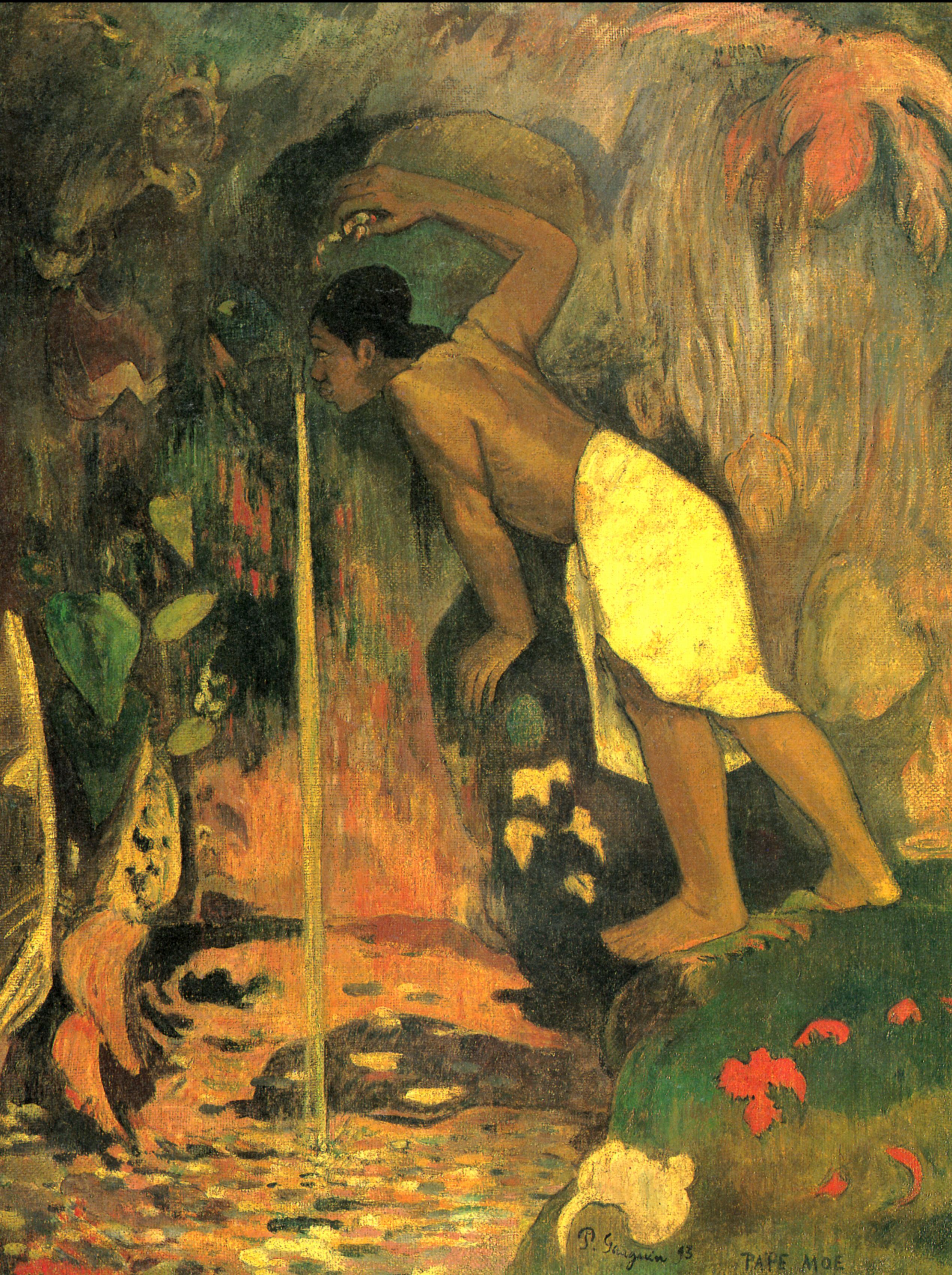Paul Gauguin: Geheimnisvolle Quelle? (Pape moe)