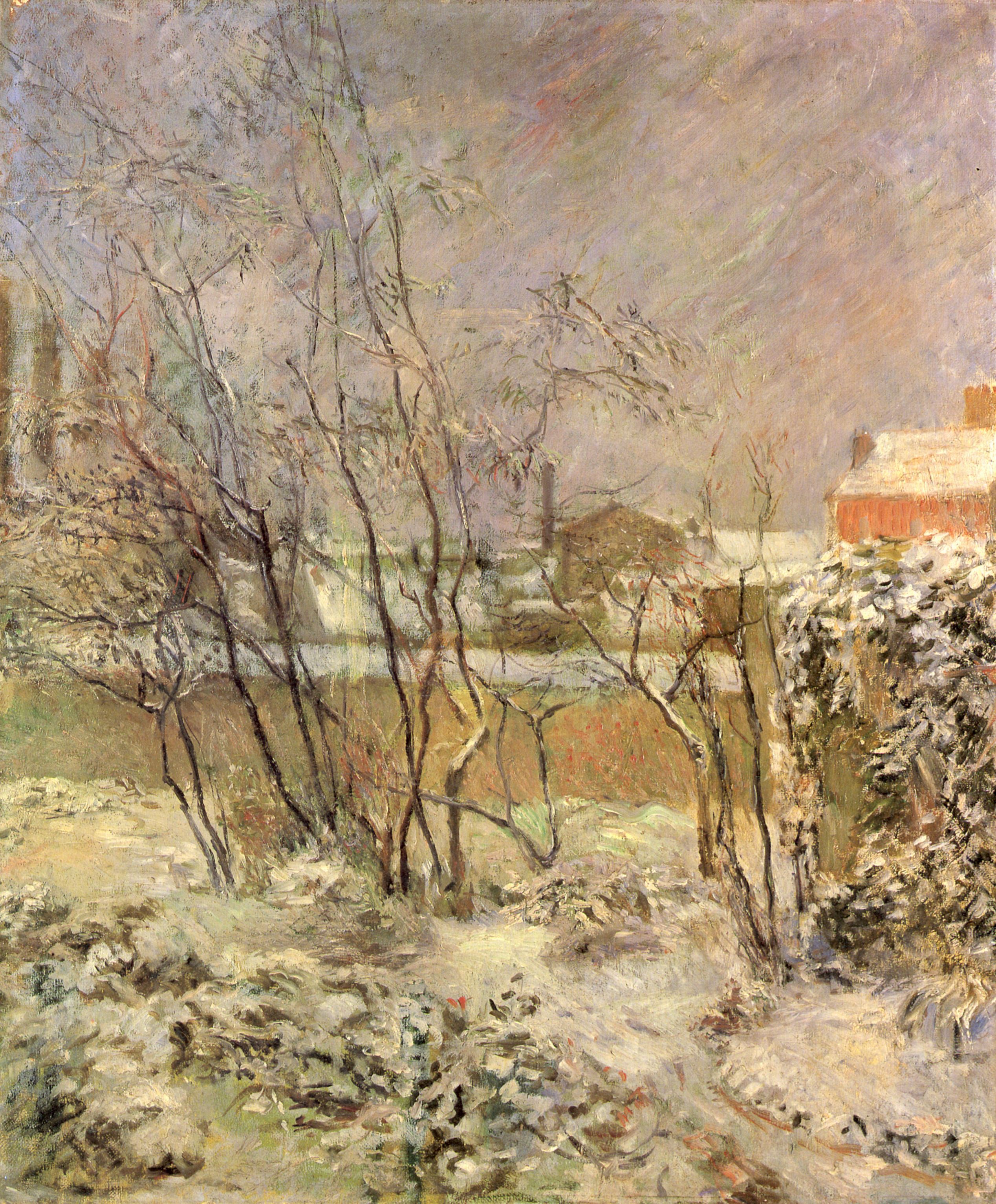 Paul Gauguin: Schnee in der Rue Carcel