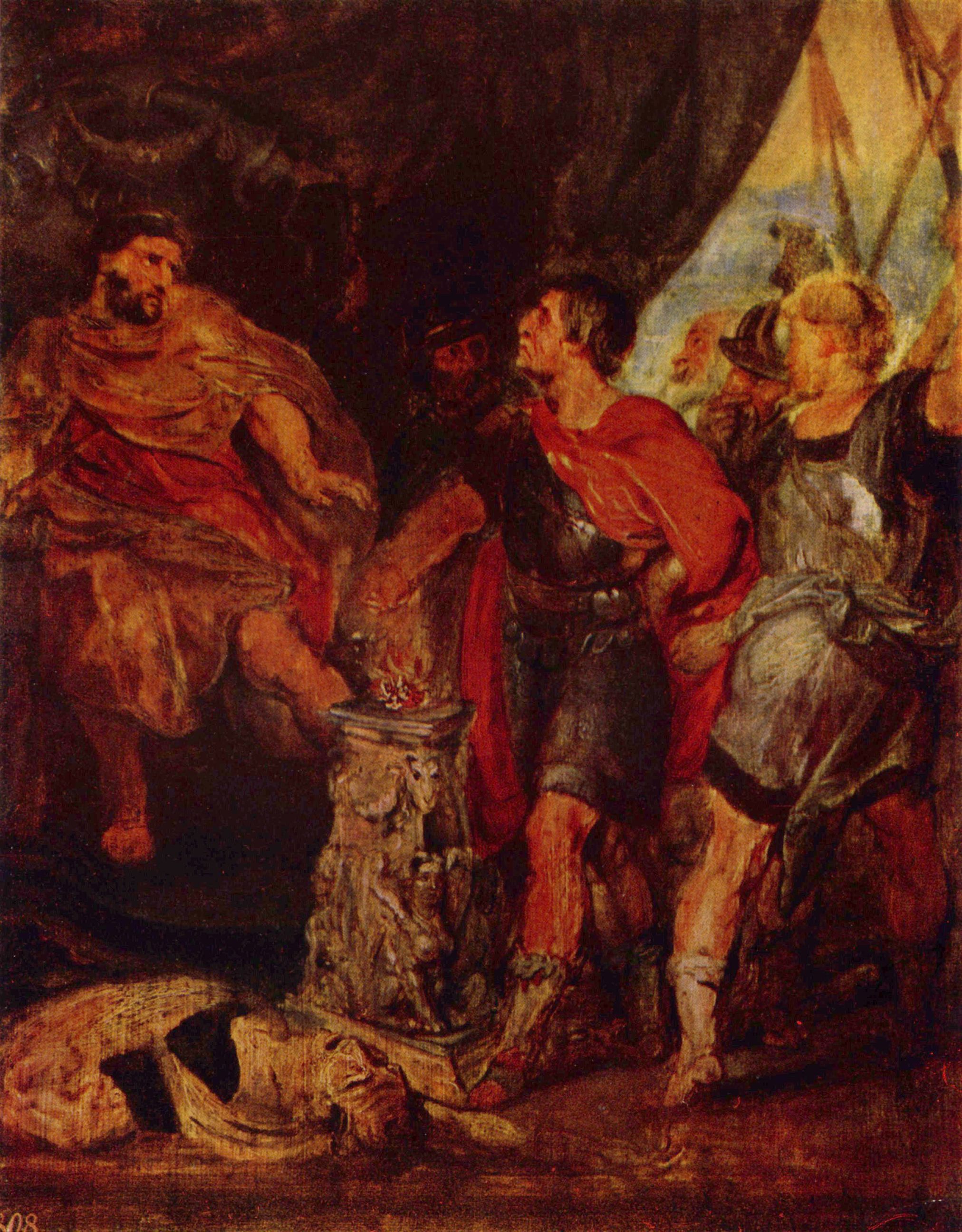 Peter Paul Rubens: Mucius Scvola vor Porsenna