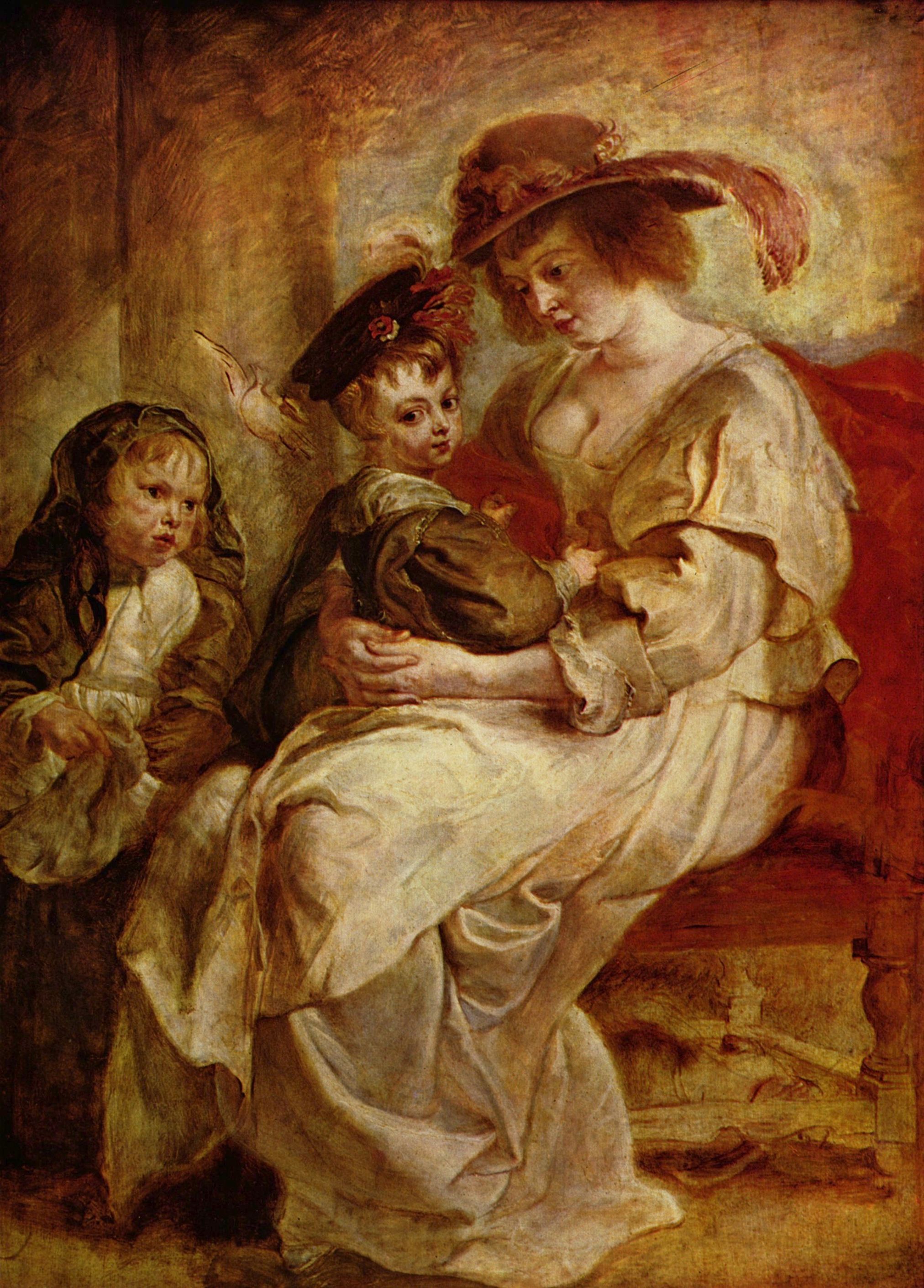 Peter Paul Rubens: Portrt der Hlne Fourment mit zweien ihrer Kinder