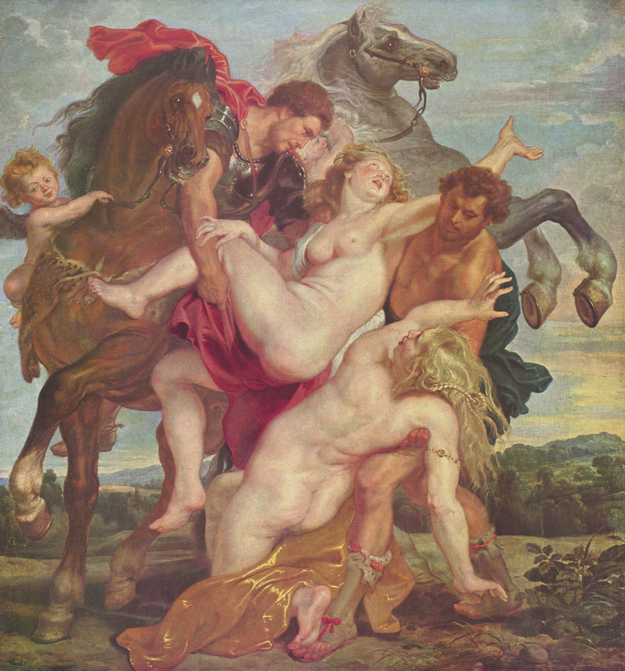 Peter Paul Rubens: Raub der Tchter des Leukippos