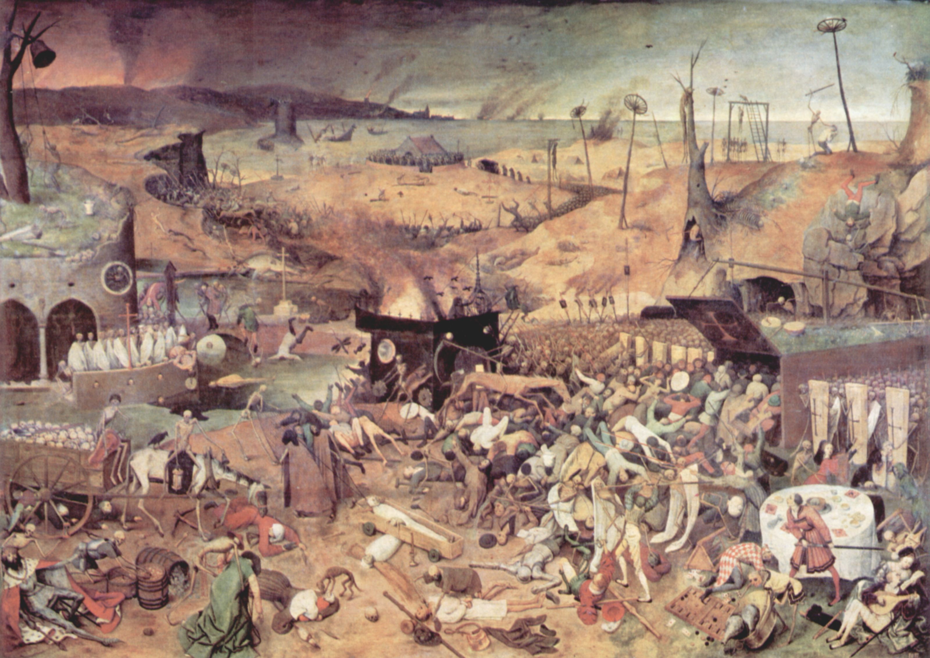 Pieter Bruegel d. .: Triumph des Todes
