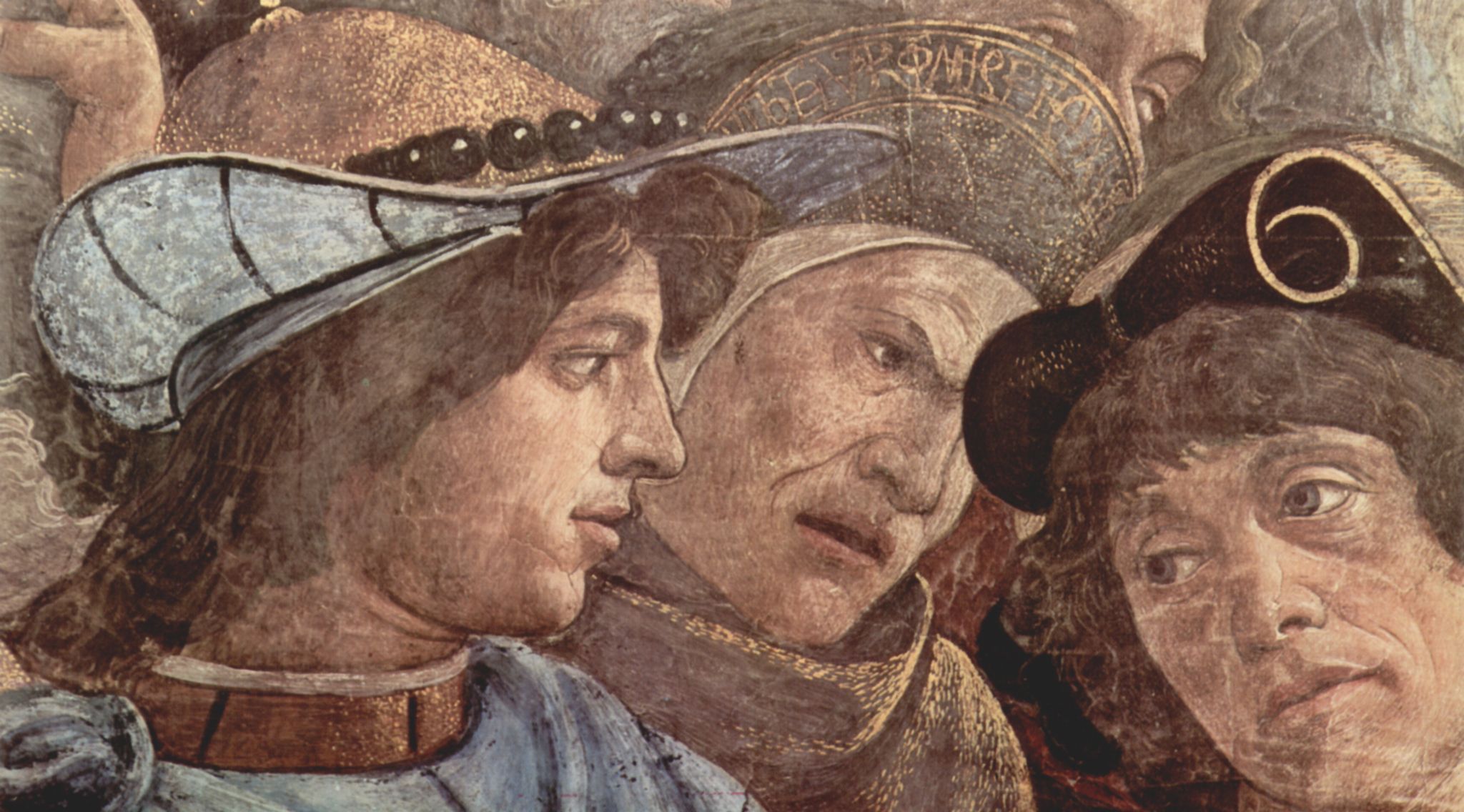Sandro Botticelli: Fresken in der Sixtinischen Kapelle in Rom, Szene: Die Bestrafung der Leviter, Detail