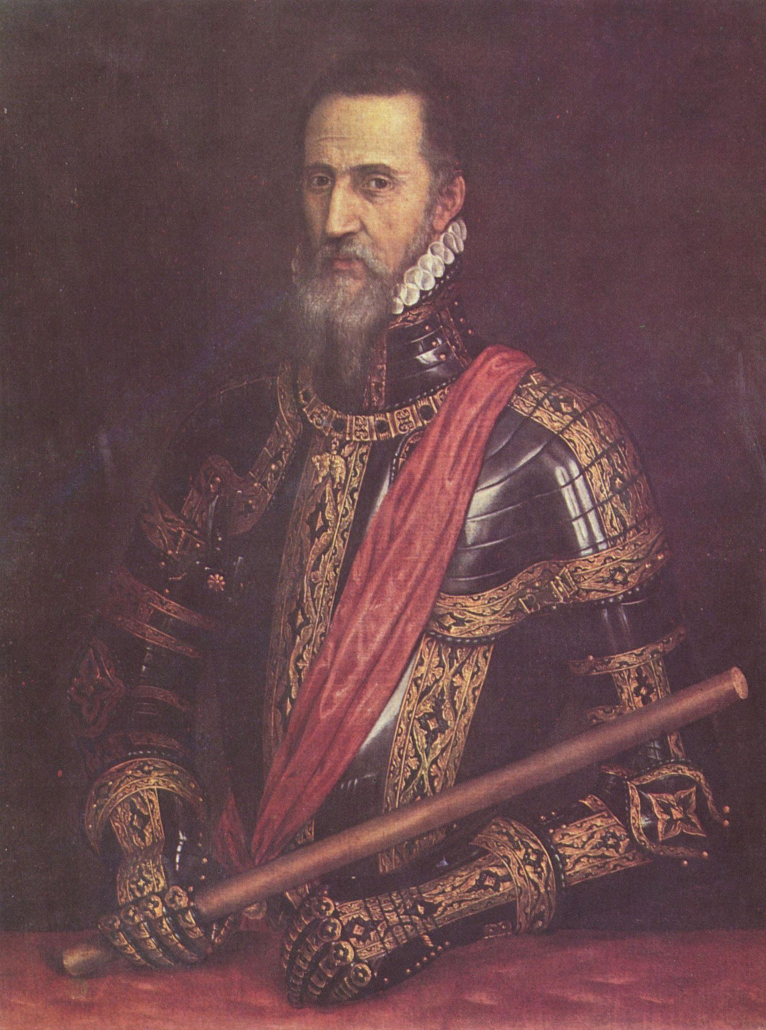 Tizian: Portrt des Don Fernando Alvarez von Toledo, Groherzog von Alba