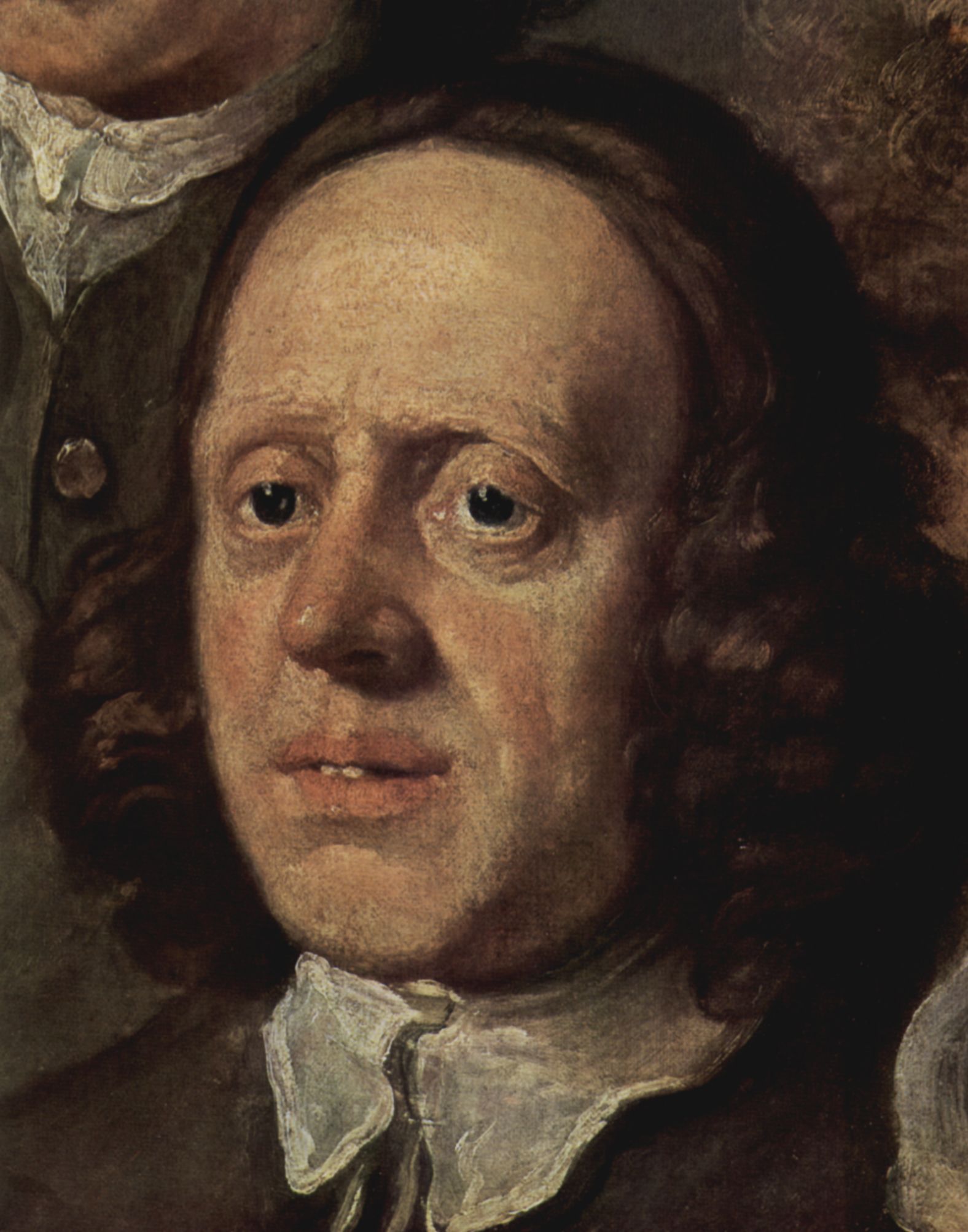 William Hogarth: Die Dienstboten des Malers, Detail