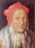 Albrecht Drer: Portrt eines brtigen Mannes mit roter Kappe