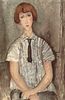 Amadeo Modigliani: Mdchen mit Bluse