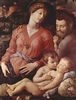 Angelo Bronzino: Heilige Familie mit Johannes dem Tufer