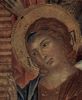 Cimabue: Thronende Madonna mit acht Engeln und vier Propheten, Detail