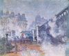 Claude Monet: Die Europabrcke Bahnhof Saint Lazare in Paris