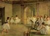 Edgar Germain Hilaire Degas: Ballettsaal der Oper in der Rue Peletier