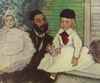 Edgar Germain Hilaire Degas: Portrt des Grafen Lepic und seine Tchter
