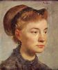 Edgar Germain Hilaire Degas: Portrt einer jungen Frau