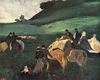Edgar Germain Hilaire Degas: Reiter in einer Landschaft