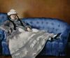 Edouard Manet: Portrt der Frau Manet auf blauem Sofa