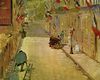 Edouard Manet: Rue Mosnier mit Fahnen
