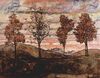 Egon Schiele: Vier Bäume