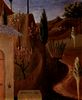 Fra Angelico: Bildzyklus zu Szenen aus dem Leben Christi fr einen Schrank zur Aufbewahrung von Silbergeschirr, Szene: Christus im Garten Gethsemane, Detail: Landschaft