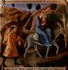 Fra Angelico: Bildzyklus zu Szenen aus dem Leben Christi fr einen Schrank zur Aufbewahrung von Silbergeschirr, Szene: Flucht nach gypten