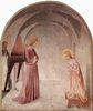 Fra Angelico: Freskenzyklus im Dominikanerkloster San Marco in Florenz, Szene: Verkndigung mit Hl. Dominikus