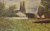 Georges Seurat: Ein Haus zwischen Bäumen