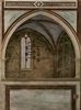 Giotto di Bondone: Freskenzyklus in der Arenakapelle in Padua (Scrovegni-Kapelle), gemalte Architektur, Wanddekoration, Detail: Kapelle