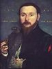 Hans Holbein d. J.: Portrt eines Edelmannes mit einem Falken