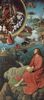 Hans Memling: Triptychon der Mystischen Hochzeit der Hl. Katharina von Alexandrien, rechter Flgel, Szene: Hl. Johannes der Evangelist in Patmos