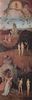 Hieronymus Bosch: Heuwagen,Triptychon, linker Flügel: Das irdische Paradies