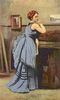 Jean-Baptiste-Camille Corot: Frau in Blau